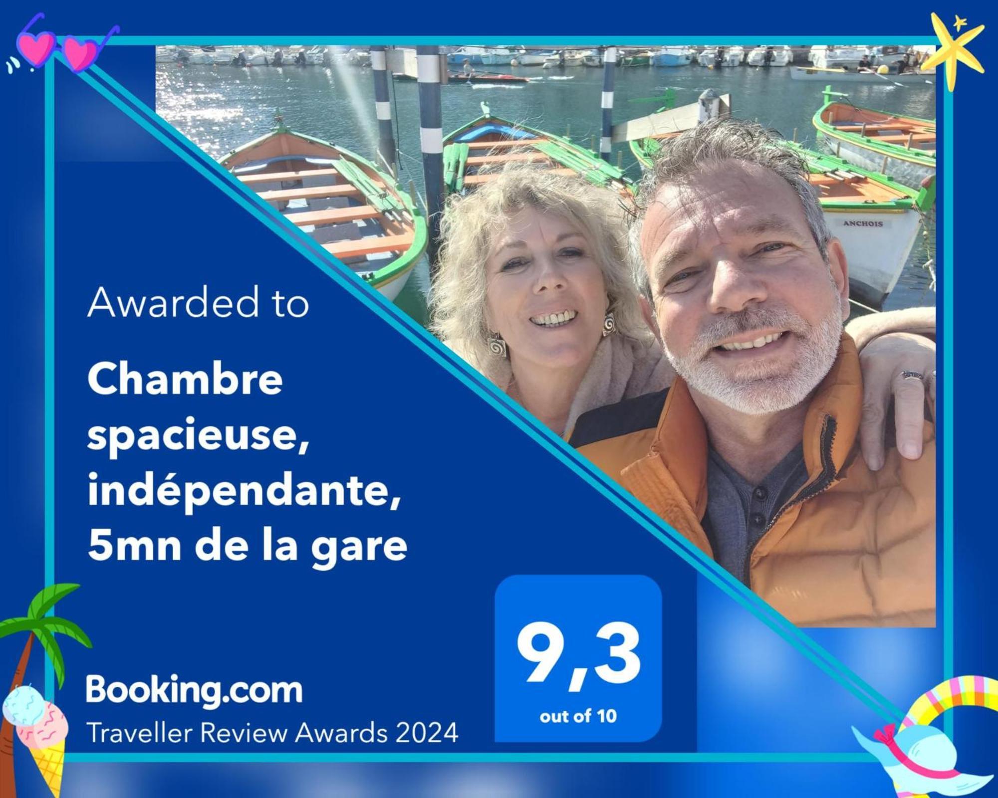 Chambre Spacieuse, Independante, 5Mn De La Gare Narbonne Buitenkant foto